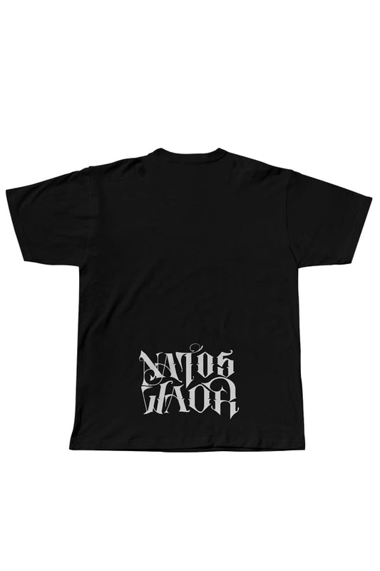 CAMISETA DISPUESTOS A MORIR BLANCO/NEGRA