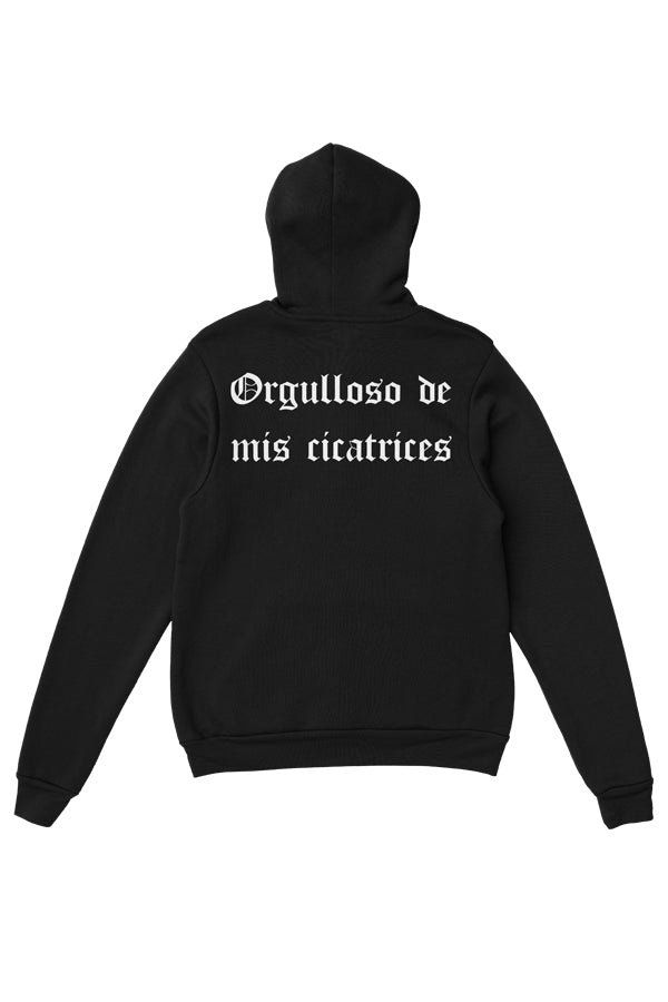 SUDADERA ORGULLOSO BLANCO/NEGRA