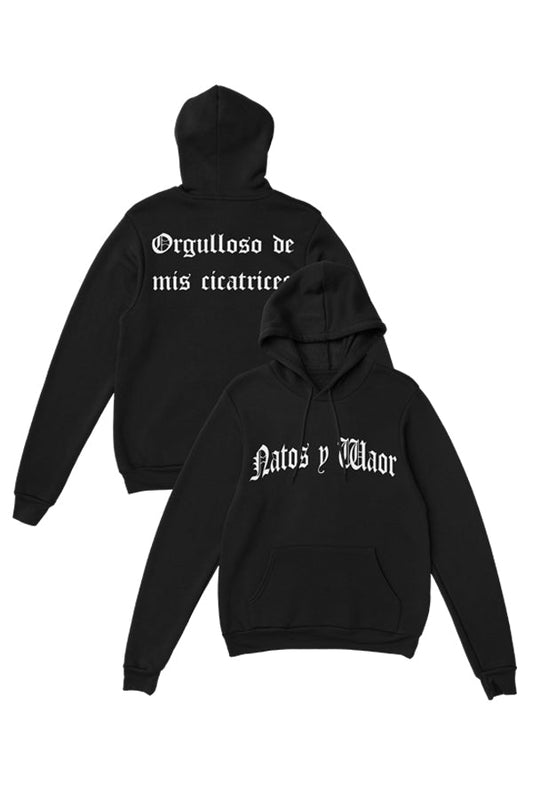 SUDADERA ORGULLOSO BLANCO/NEGRA