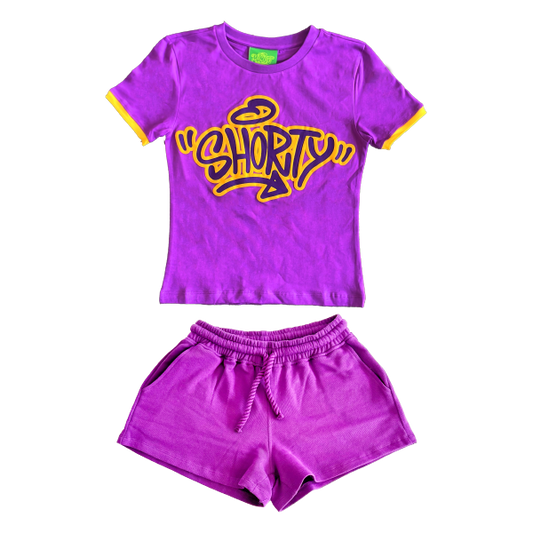 CONJUNTO SHORTY MORADO