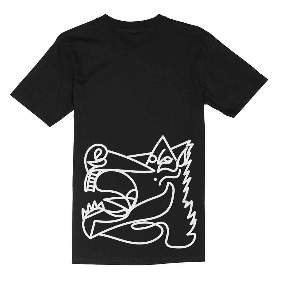 CAMISETA CABALLO GANADOR BLANCO/NEGRA