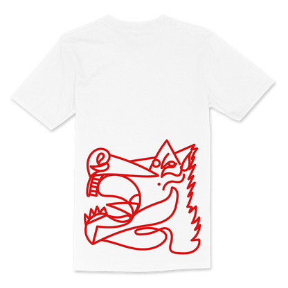 CAMISETA CABALLO GANADOR ROJO/BLANCA