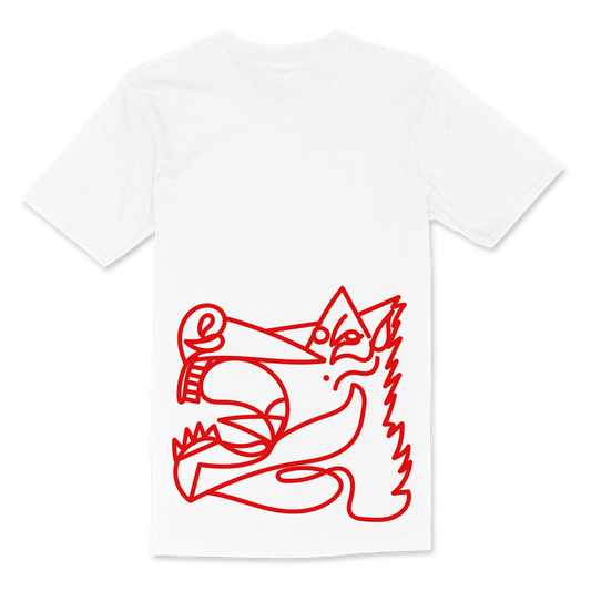 CAMISETA CABALLO GANADOR ROJO/BLANCA