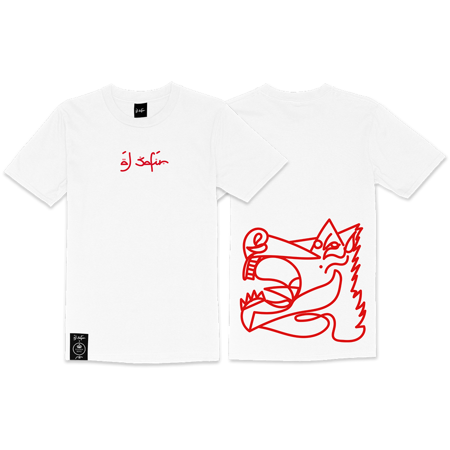 CAMISETA CABALLO GANADOR ROJO/BLANCA