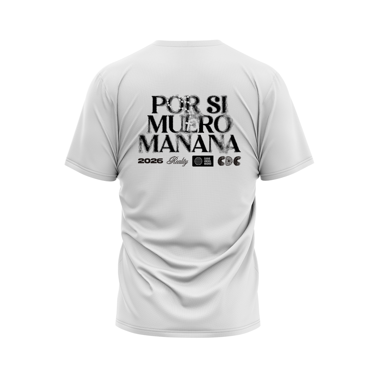 CAMISETA REALITY BLANCA – POR SI MUERO MAÑANA