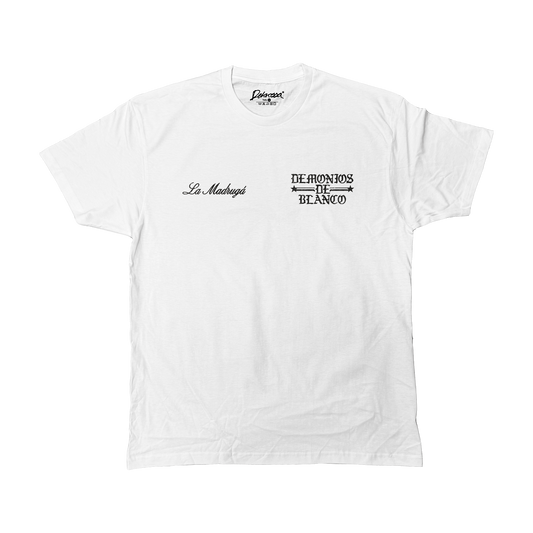 Camiseta Demonios - Blanca