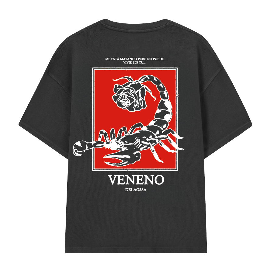 CAMISETA - VENENO - NEGRA