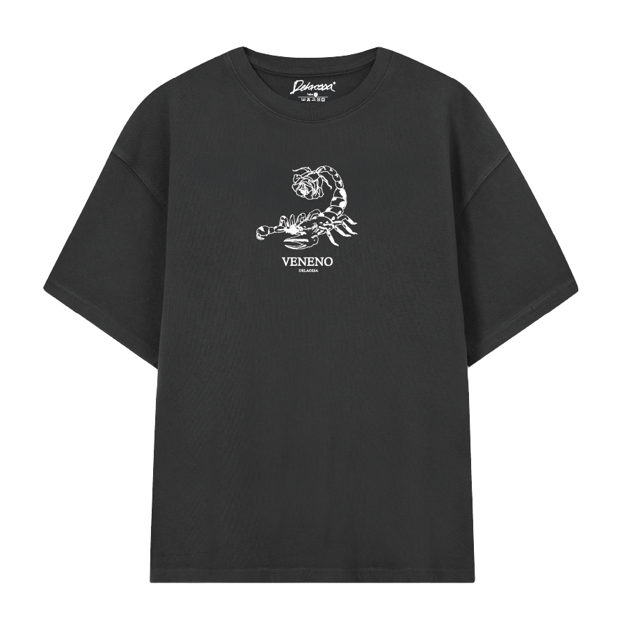 CAMISETA - VENENO - NEGRA