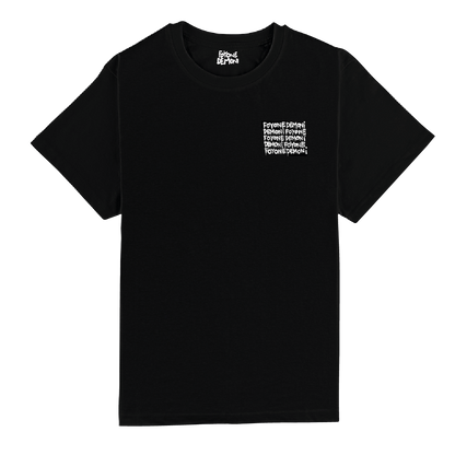 TAGS BLACK T-SHIRT