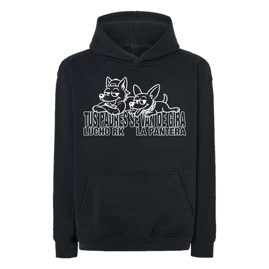 SUDADERA 'FASSSILITO TOUR' NEGRA