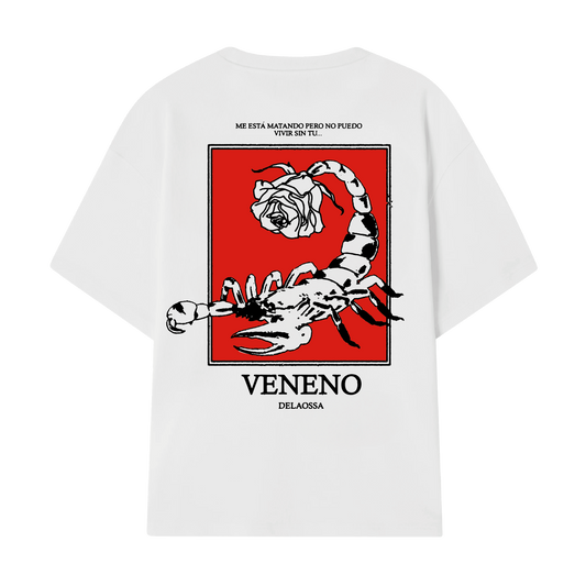 CAMISETA - VENENO - BLANCA