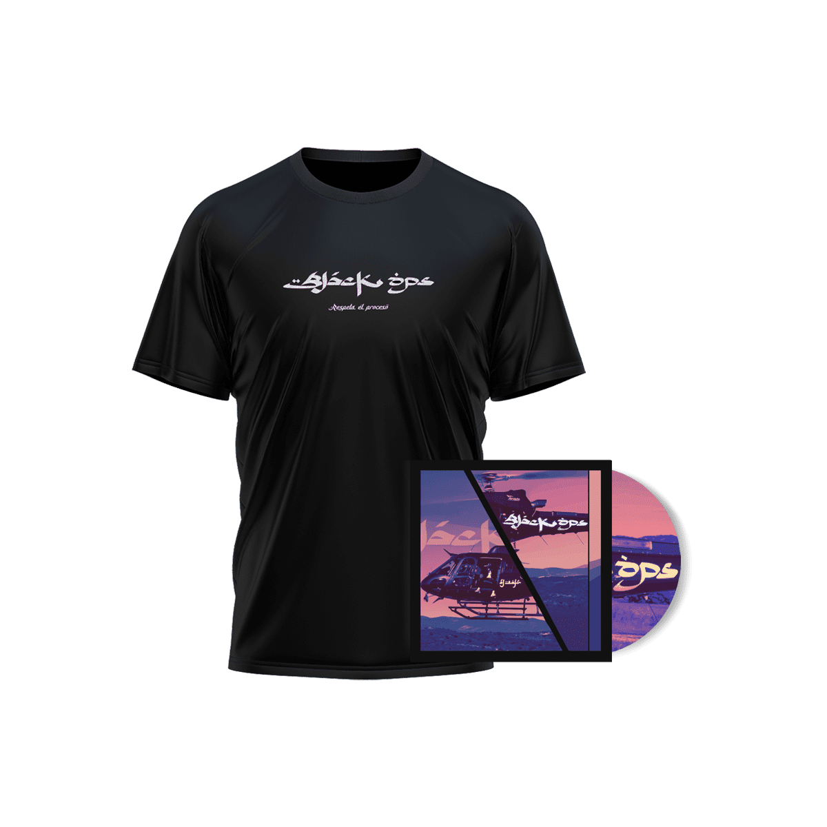 PACK BLACK OPS CAMISETA NEGRA + CD