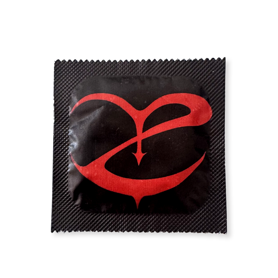 Preservativo La Zowi Logo (Negro/Rojo)