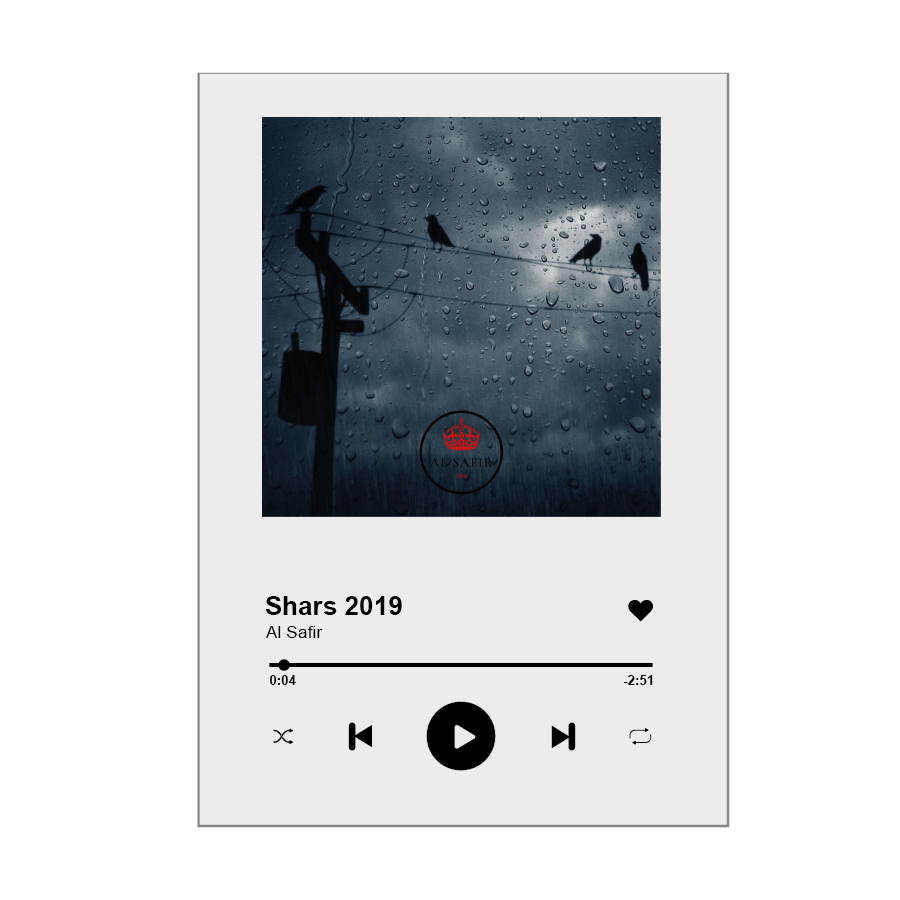 SONG GLASS FIRMADO AL SAFIR – SHARS 2019