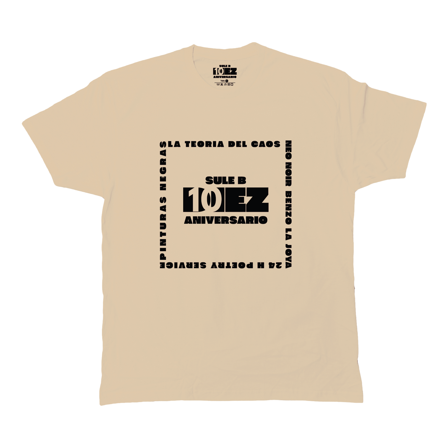 CAMISETA FIRMADA 10º ANIVERSARIO  SULE B BEIGE