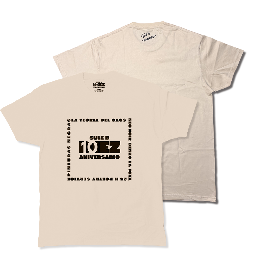 CAMISETA FIRMADA 10º ANIVERSARIO  SULE B BEIGE