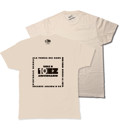 CAMISETA FIRMADA 10º ANIVERSARIO  SULE B BEIGE