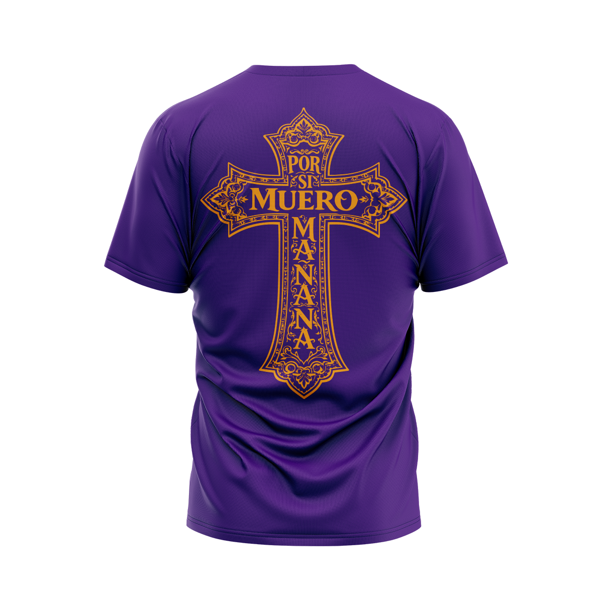 CAMISETA REALITY MORADA – POR SI MUERO MAÑANA