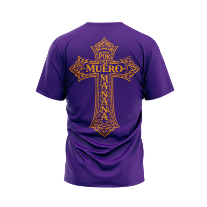CAMISETA REALITY MORADA – POR SI MUERO MAÑANA