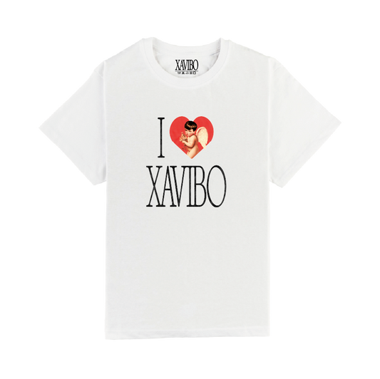 CAMISETA `I LOVE XAVIBO´ BLANCA