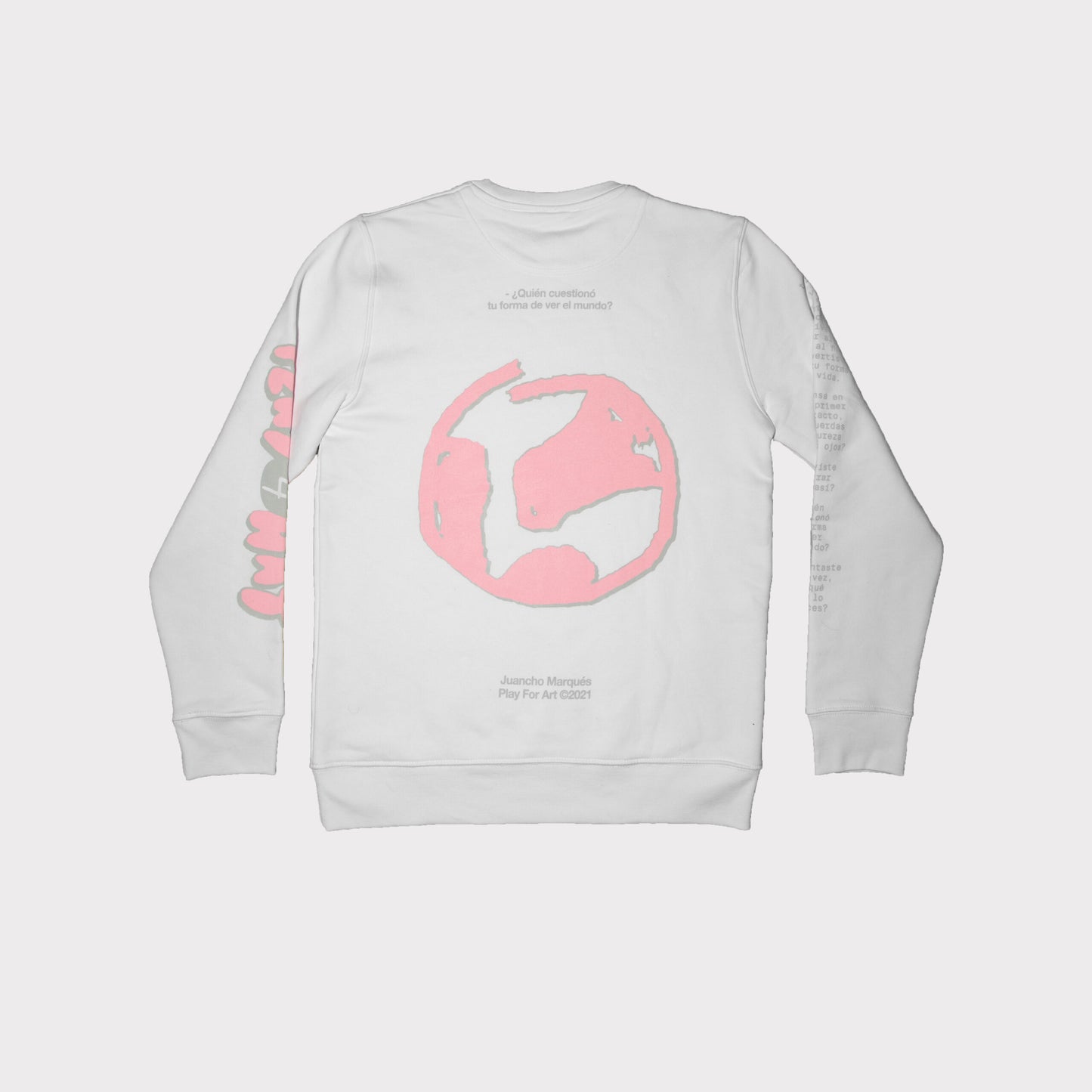 SUDADERA PFA MUNDO BLANCA