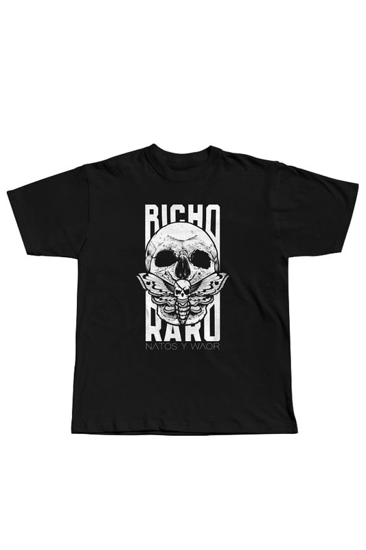 CAMISETA BICHO RARO BLANCO/NEGRA