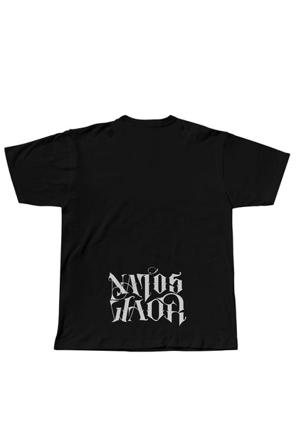 CAMISETA DISPUESTOS A MORIR BLANCO/NEGRA