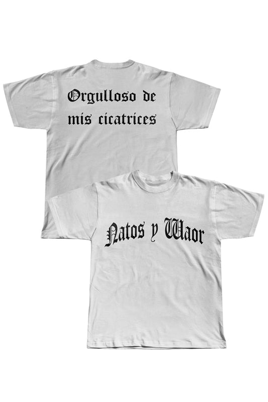 CAMISETA ORGULLOSO NEGRO/BLANCA