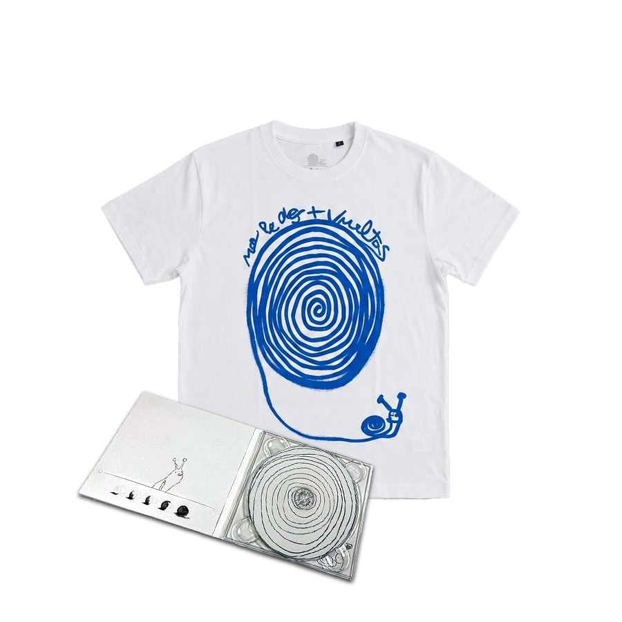 PACK CD + CAMISETA NO LE DES + VUELTAS BLANCA