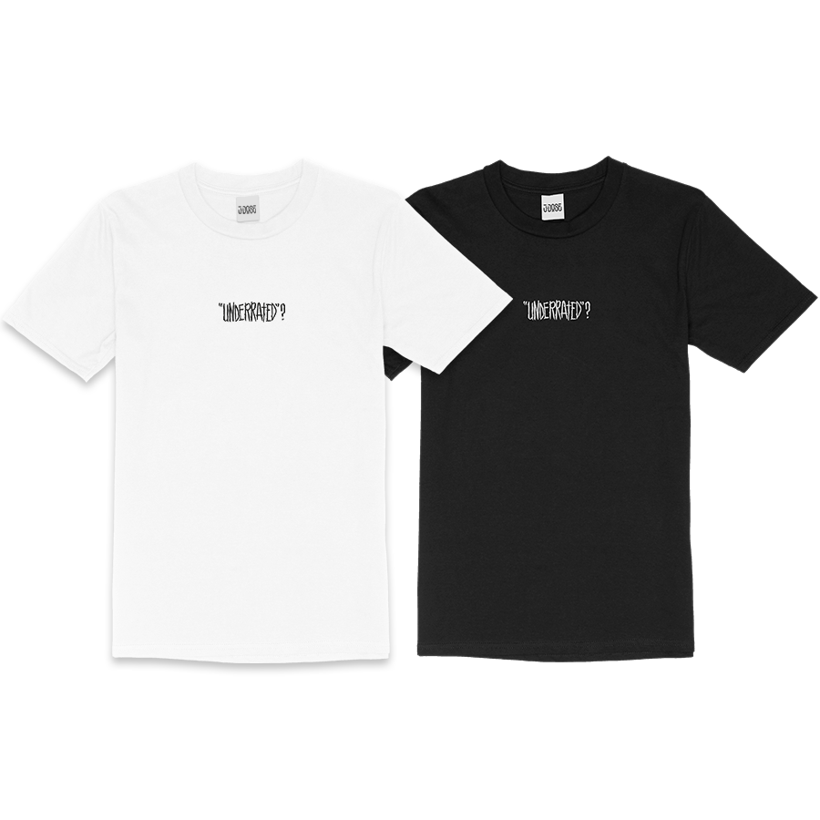 camiseta "Underrated"? Brodé de JDose