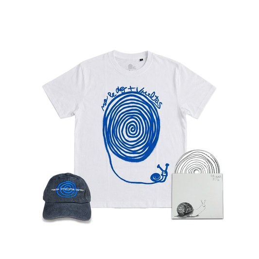 PACK CD + GORRA + CAMISETA NO LE DES + VUELTAS BLANCA
