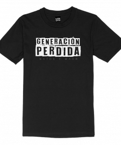 Camiseta Generación Perdida negra de Natos y Waor