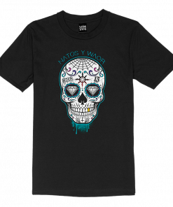 camiseta Calavera Mex negra de Natos y Waor