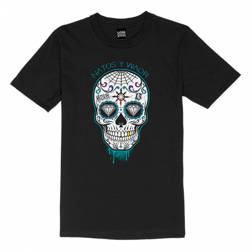 camiseta Calavera Mex negra de Natos y Waor