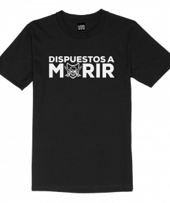 camiseta Dispuestos A Morir negra de Natos y Waor