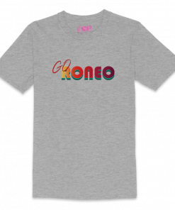 camiseta Go Roneo Logo Gris