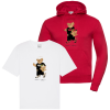 PACK CAMISETA OSO + SUDADERA OSO ROJA