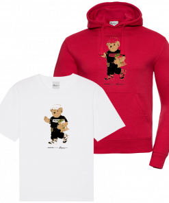 PACK CAMISETA OSO + SUDADERA OSO ROJA