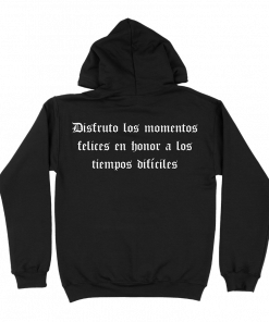 sudadera Disfruto negra de Natos y Waor