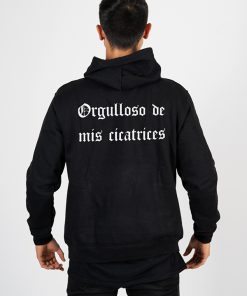 SUDADERA ORGULLOSO BLANCO/NEGRA