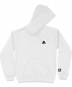 sudadera LC2L blanca de Los Chicos de la Lluvia