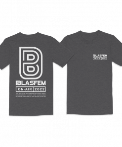 camiseta Blasfem gris