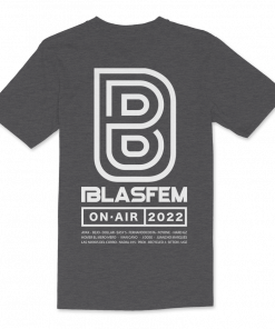 CAMISETA BLASFEM GRIS