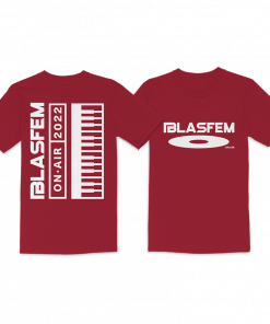 camiseta Blasfem roja