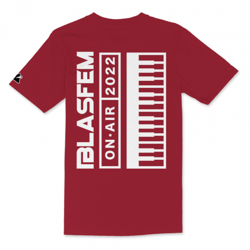 CAMISETA BLASFEM ROJA