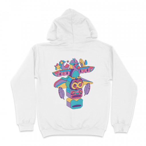 SUDADERA BOOMBASTIC TOTEM BLANCA