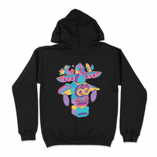 SUDADERA BOOMBASTIC TOTEM NEGRA