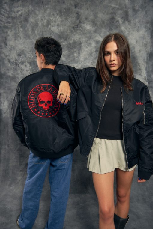 BOMBER HDLR ROJO/NEGRA