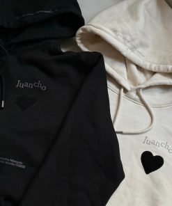 CORAZÓN BONITO HOODIE HUESO