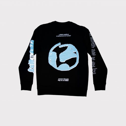 SUDADERA PFA MUNDO NEGRA